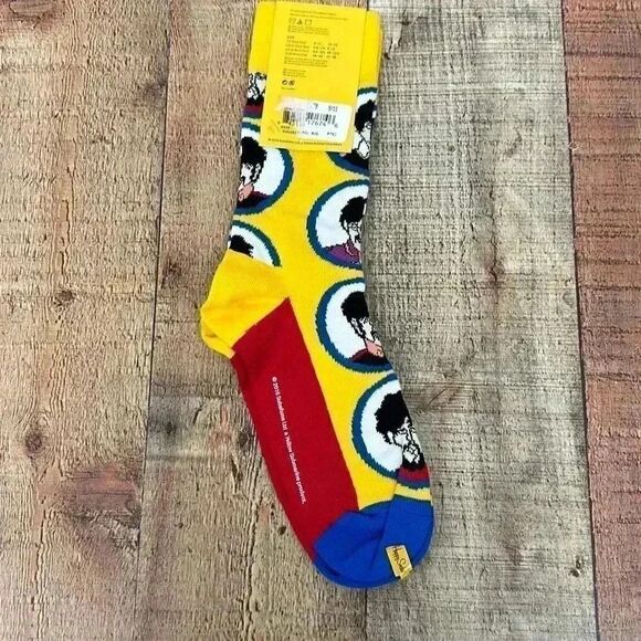 NWT Happy Socks The Beatles Combed Cotton Women’s 5.5-9.5 - Picture 2 of 4